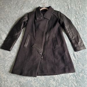 Andrew Marc - New York Black Moto Peacoat